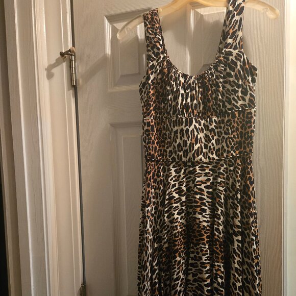 Trashy Diva Dresses & Skirts - BNWT Trashy Diva Norma Jean dress, Leopard print, size 4